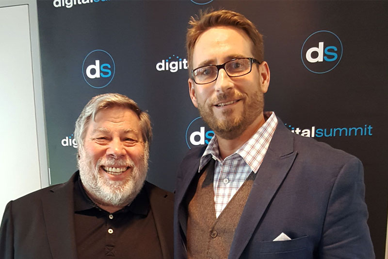 Jon-Mikel Bailey and Steve Wozniak