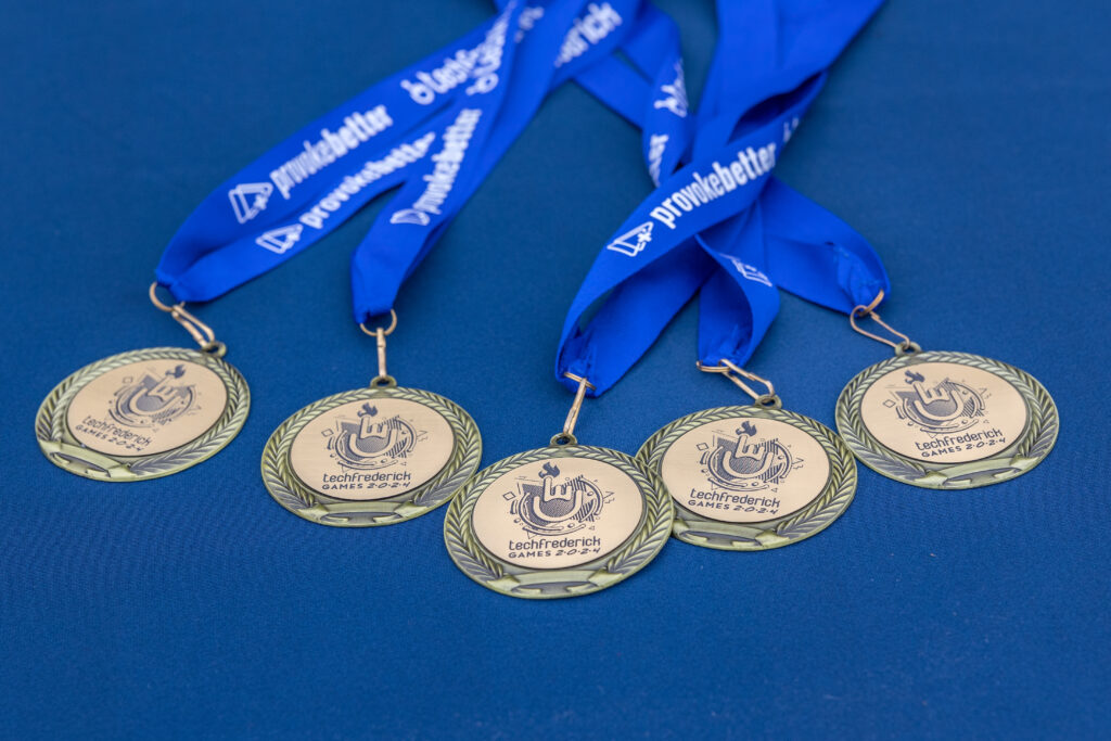 Individual medals for the techfrederick Games