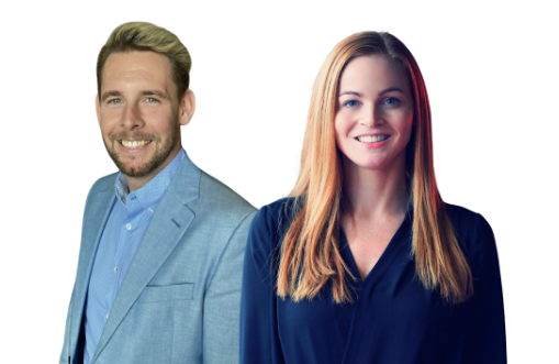 Image cutout of two new Orases team members part of the Business Development Team