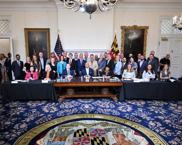 Group photo in a Maryland State office